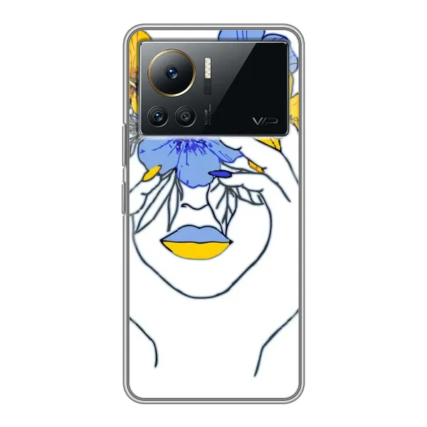 Чехол с рисунком «Украинка на всю голову» для Infinix Note 12 Pro (4G)