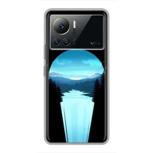 Летний Чехол на Infinix Note 12 Pro (4G) (Синий Водопад)