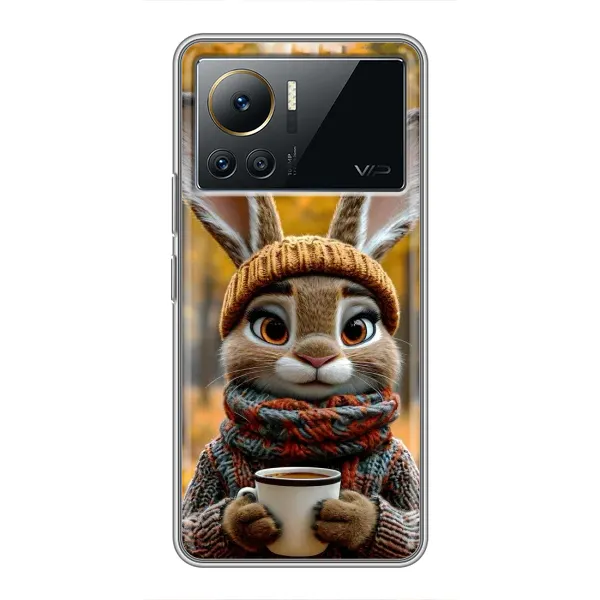 Чехол с рисунком «Зайчик с кофе» для Infinix Note 12 Pro (4G) Чехол с рисунком «Зайчик с кофе» для Infinix Note 12 Pro (4G)