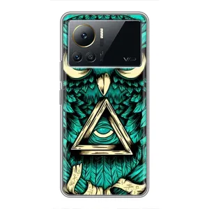 Чехлы с принтом СОВЫ для Infinix Note 12 Pro (4G) (Зеленая сова)