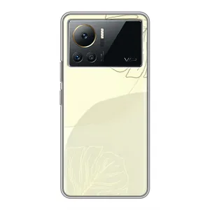 Чехол цветочный дизайн для Infinix Note 12 Pro (4G) (Зелёный фон)