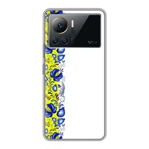 Силіконовый Чохол на Infinix Note 12 Pro (4G) з картинкой Вишиванки (Жовто-біла вишиванка)