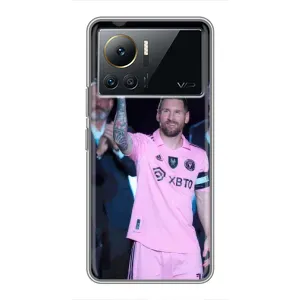 Чохли Лео Мессі в Маямі на Infinix Note 12 Pro (4G) (Золотий м'яч Мессі)