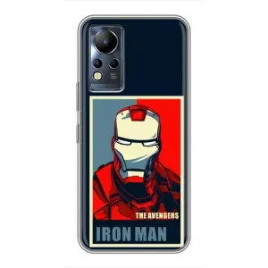 Чехол Супергерой Железный человек на Infinix Note 12 (Art Iron man)