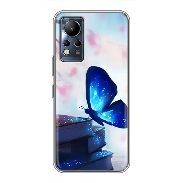 Чехол с рисунком «Бабочка синяя» для Infinix Note 12 Чехол с рисунком «Бабочка синяя» для Infinix Note 12