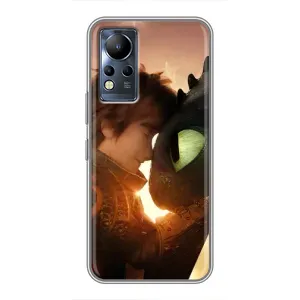 Чохол дракон Беззубик для Infinix Note 12 (Беззубик і Гикавка)