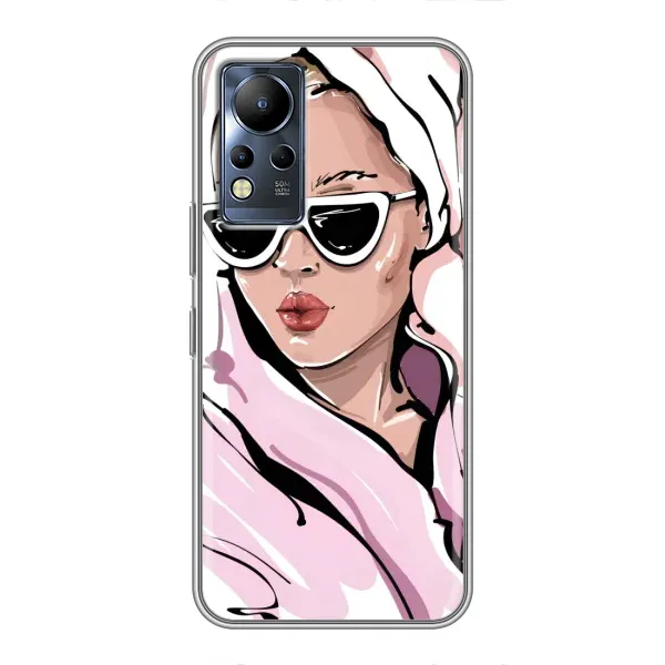 Чехол с рисунком «Девушка в халате» для Infinix Note 12 Чехол с рисунком «Девушка в халате» для Infinix Note 12
