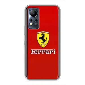 Силіконовий бампер з картинкою машини на Infinix Note 12 (Ferrari Logo)