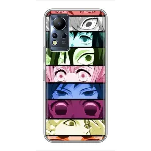 Силіконові чохлі з очіма Anime для Інфінікс Нот 12 (Очі Хашира)