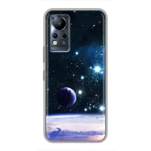 Чохол (ТПУ) з планетами на Infinix Note 12 (Космічний вид)