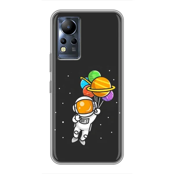 Чехол с рисунком «Космонавт с шариками» для Infinix Note 12 Чехол с рисунком «Космонавт с шариками» для Infinix Note 12
