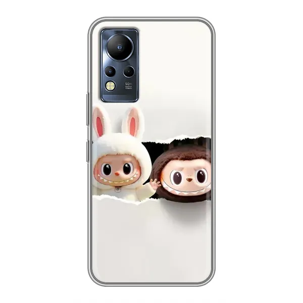 Чехол с рисунком «Фигурки Labubu» для Infinix Note 12 Чехол с рисунком «Фигурки Labubu» для Infinix Note 12