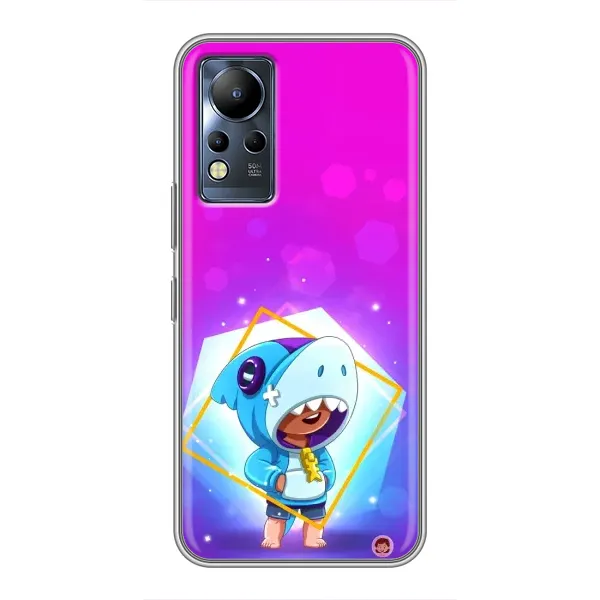 Чехол с рисунком «Леон в костюме Акулы» для Infinix Note 12