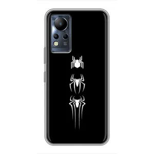 Чехол Супергерой Человека Паука на Infinix Note 12 (Лого паука)