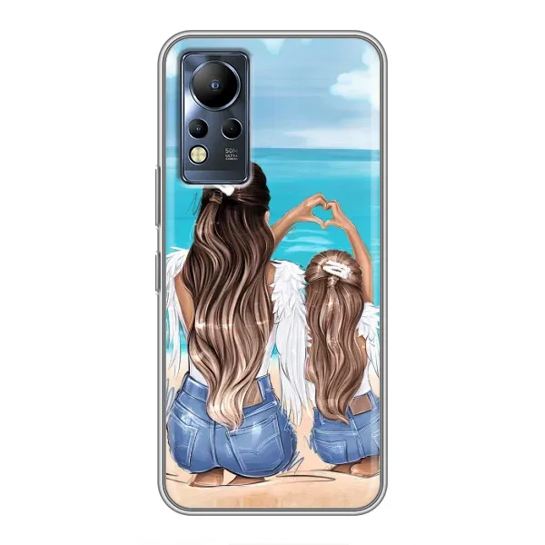 Чехол с рисунком «Мама и дочь» для Infinix Note 12 Чехол с рисунком «Мама и дочь» для Infinix Note 12
