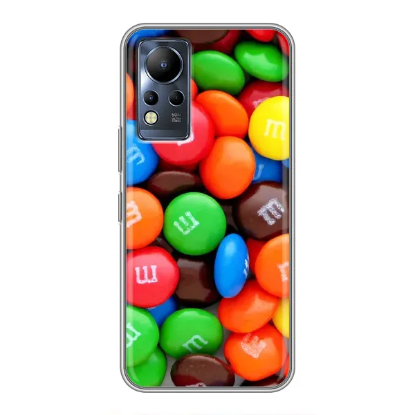 Чехол с рисунком «Разноцветные M&M'S» для Infinix Note 12 Чехол с рисунком «Разноцветные M&M'S» для Infinix Note 12
