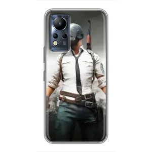 Силиконовый чехол с картинкой "Герой Pubg" на Infinix Note 12 (Пабг)