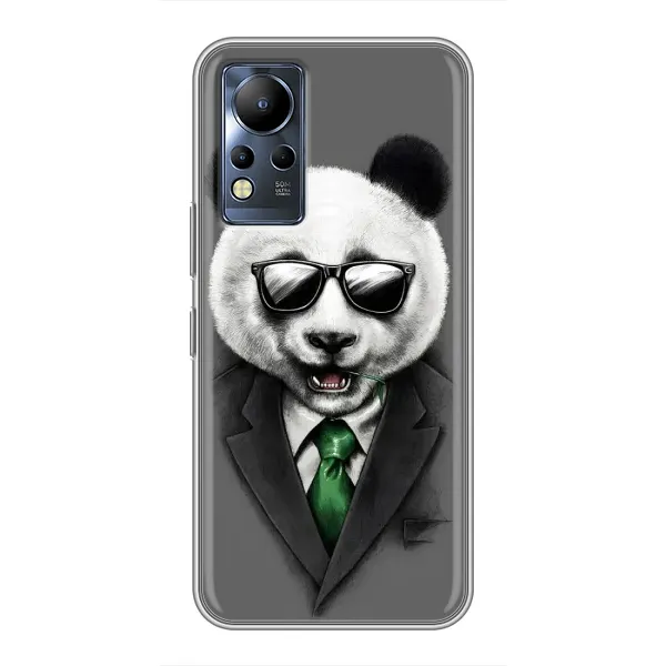 Чехол с рисунком «Панда в очках» для Infinix Note 12 Чехол с рисунком «Панда в очках» для Infinix Note 12