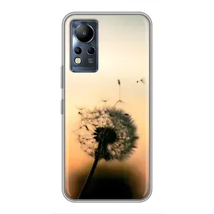Силиконовый Чехол с одуванчиками на Infinix Note 12 (Роздумаханый одуванчик)