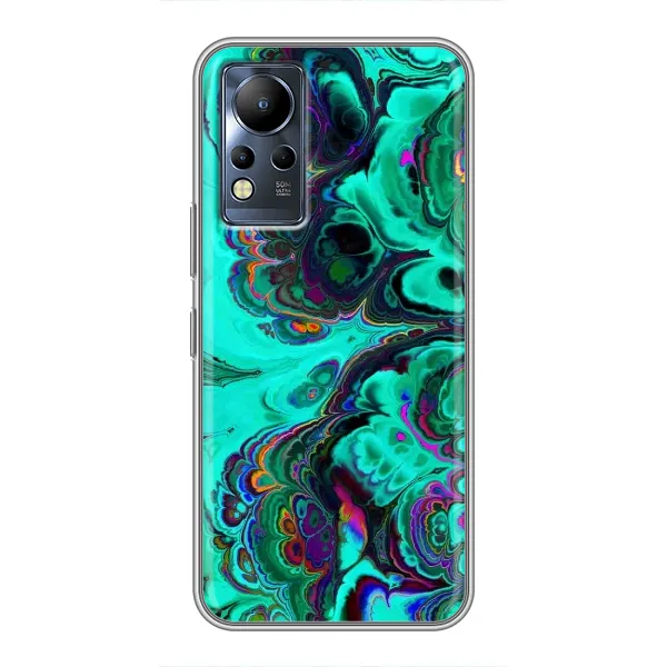 Чехол с рисунком «Салатный мрамор» для Infinix Note 12 Чехол с рисунком «Салатный мрамор» для Infinix Note 12