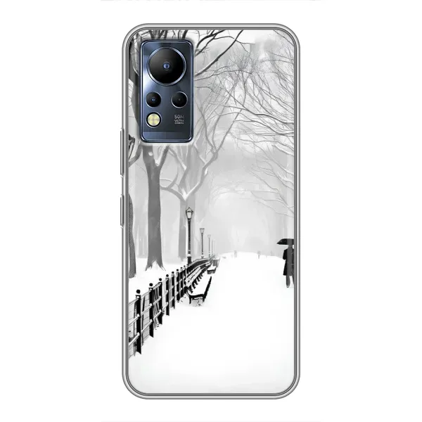 Чехол с рисунком «Снегом замело» для Infinix Note 12 Чехол с рисунком «Снегом замело» для Infinix Note 12