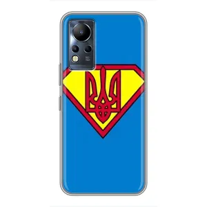 Чехол с картинкой (Патриотический ГЕРБ) на Infinix Note 12 (Super - Герб)