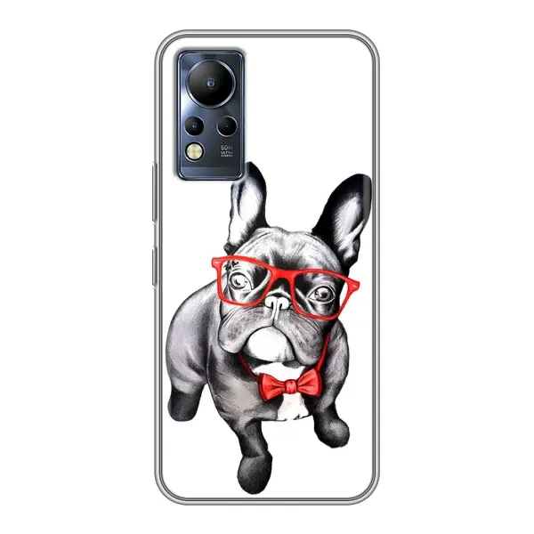 Чехол с рисунком «В очках» для Infinix Note 12 Чехол с рисунком «В очках» для Infinix Note 12