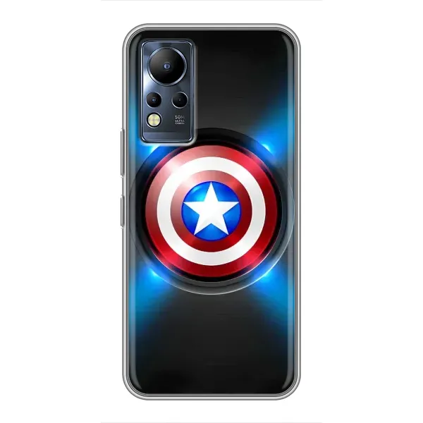Чехол с рисунком «Яркий Щит Капитана» для Infinix Note 12 Чехол с рисунком «Яркий Щит Капитана» для Infinix Note 12
