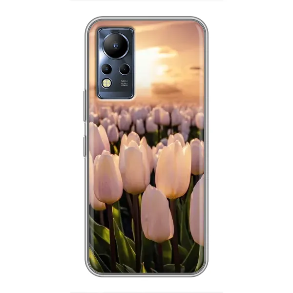Чехол с рисунком «Закат с цветами» для Infinix Note 12 Чехол с рисунком «Закат с цветами» для Infinix Note 12
