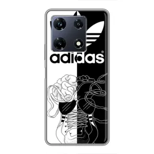 Чехол в стиле "Адидас" для Инфиникс Нот 30 про (Adidas шнурки)