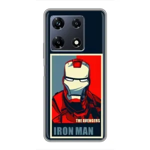 Чехол Супергерой Железный человек на Infinix Note 30 Pro (Art Iron man)