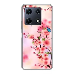 Чохол з картинкою Сакури на Infinix Note 30 Pro (Метелики на сакурі)