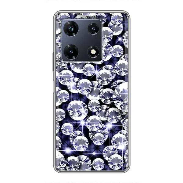 Чехол с рисунком «Бриллианты» для Infinix Note 30 Pro Чехол с рисунком «Бриллианты» для Infinix Note 30 Pro
