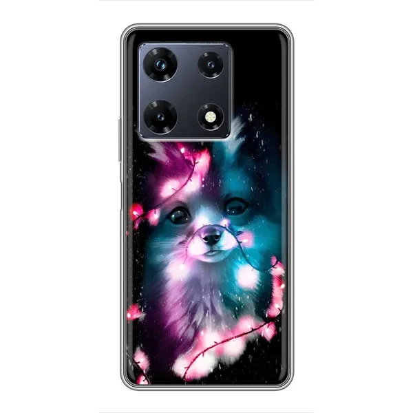 Чехол с рисунком «Черная Лиса» для Infinix Note 30 Pro Чехол с рисунком «Черная Лиса» для Infinix Note 30 Pro