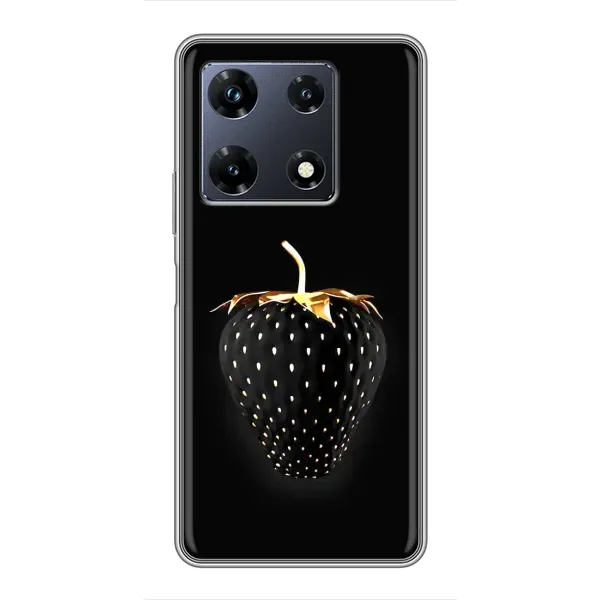 Чехол с рисунком «Чёрная клубника» для Infinix Note 30 Pro Чехол с рисунком «Чёрная клубника» для Infinix Note 30 Pro