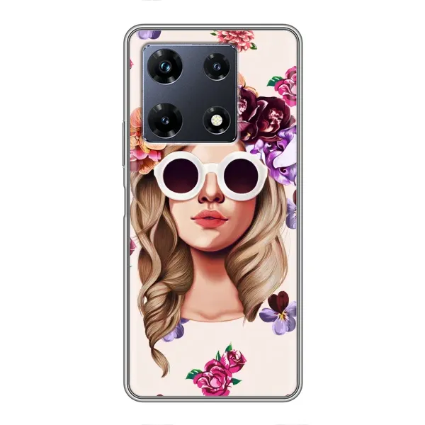 Чехол с рисунком «Девушка в очках» для Infinix Note 30 Pro Чехол с рисунком «Девушка в очках» для Infinix Note 30 Pro