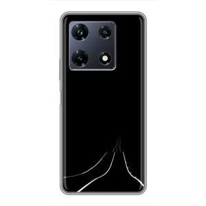 Чехол с картинками на черном фоне для Infinix Note 30 Pro (Дорога)