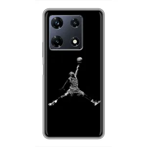 Силіконовый Чохол Nike Air Jordan на Інфінікс Нот 30 про (Джордан)