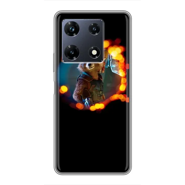 Чехол с рисунком «Енот Ракета» для Infinix Note 30 Pro
