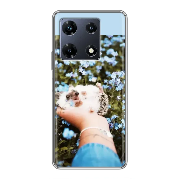 Чехол с рисунком «Ежик на руках» для Infinix Note 30 Pro Чехол с рисунком «Ежик на руках» для Infinix Note 30 Pro