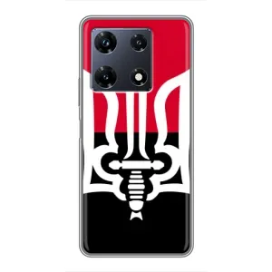 Чохли УПА (Червоно-Чорний) на Infinix Note 30 Pro (Герб України)