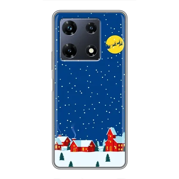 Чехол с рисунком «Город в снегу» для Infinix Note 30 Pro Чехол с рисунком «Город в снегу» для Infinix Note 30 Pro