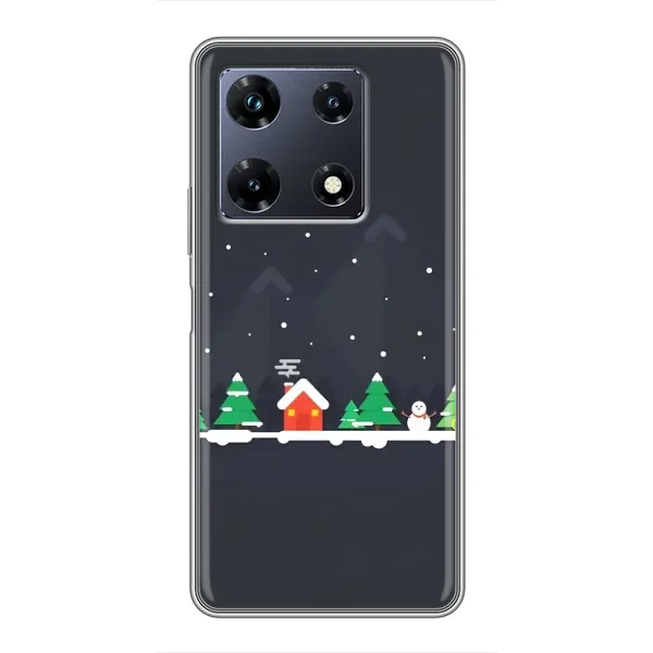 Чехол с рисунком «Город зимний» для Infinix Note 30 Pro Чехол с рисунком «Город зимний» для Infinix Note 30 Pro