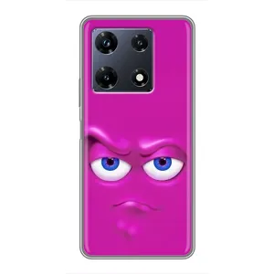 Чохли (ТПУ) (смішні стікери) для Infinix Note 30 Pro (Хитра мордочка)