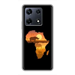Летний Чехол на Infinix Note 30 Pro (Карта)