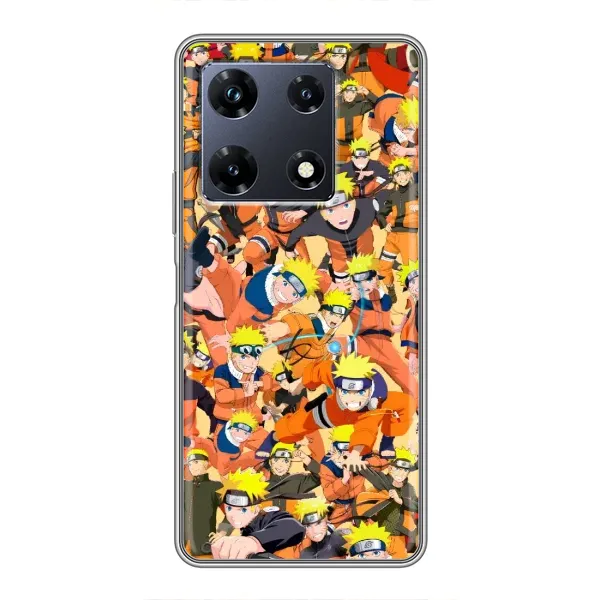 Чехол с рисунком «Коллаж Наруто» для Infinix Note 30 Pro Чехол с рисунком «Коллаж Наруто» для Infinix Note 30 Pro