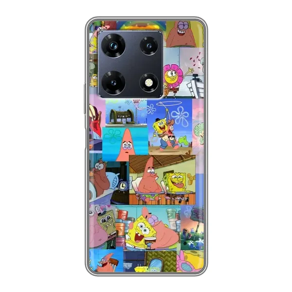 Чехол с рисунком «Комиксы Спанч Боб» для Infinix Note 30 Pro Чехол с рисунком «Комиксы Спанч Боб» для Infinix Note 30 Pro