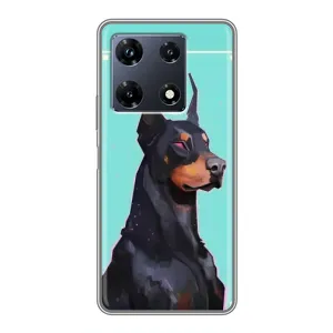 Чехол ДОБЕРМАН для Infinix Note 30 Pro (Король доберман)