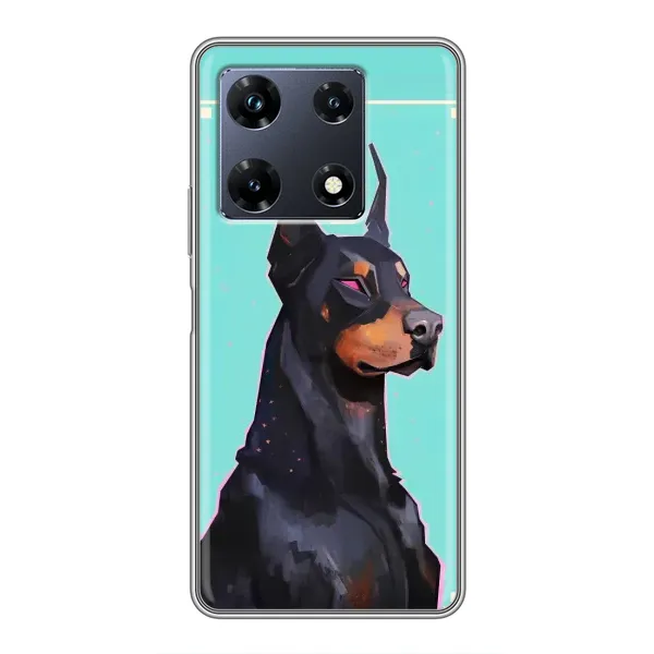 Чехол с рисунком «Король доберман» для Infinix Note 30 Pro Чехол с рисунком «Король доберман» для Infinix Note 30 Pro