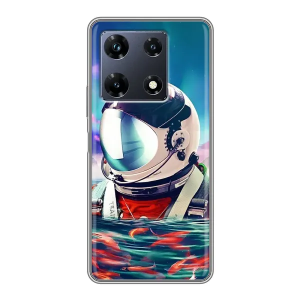 Чехол с рисунком «Космонавт в воде» для Infinix Note 30 Pro Чехол с рисунком «Космонавт в воде» для Infinix Note 30 Pro